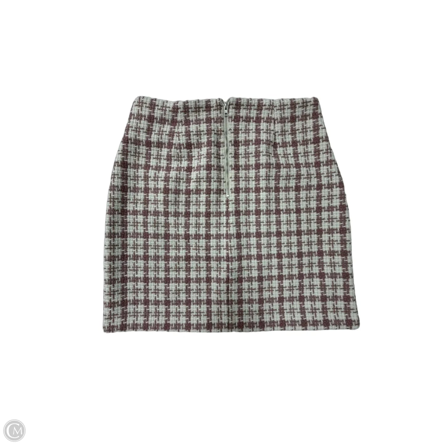 Skirt Mini & Short By Potters Pot In Plaid Pattern, Size: M