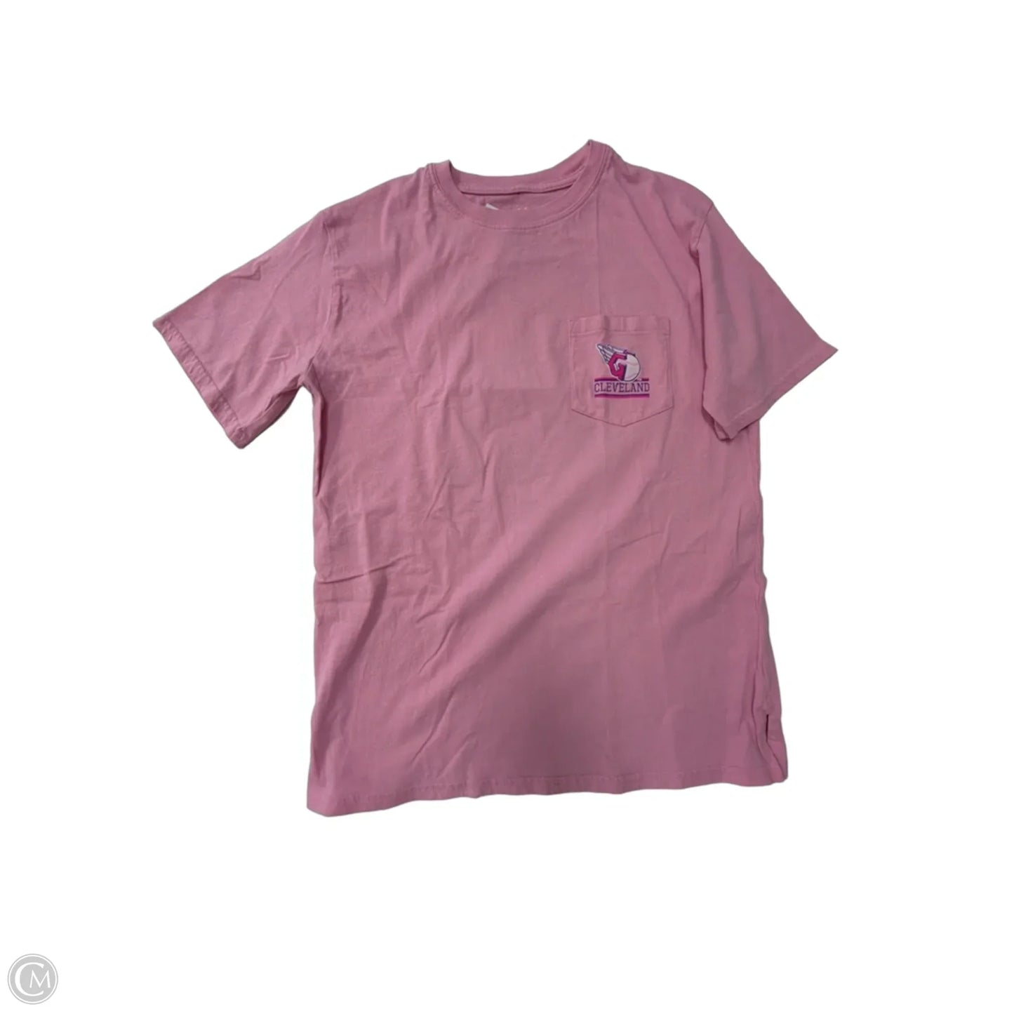 Top Short Sleeve By Majestic In Pink, Size: M