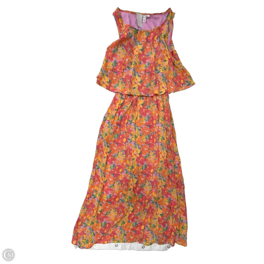 Dress Casual Maxi By Clothes Mentor In Floral Print, Size: M