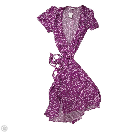 Dress Casual Midi By Gap In Purple, Size: Xs
