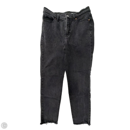 Jeans Straight By Old Navy In Black Denim, Size: 8