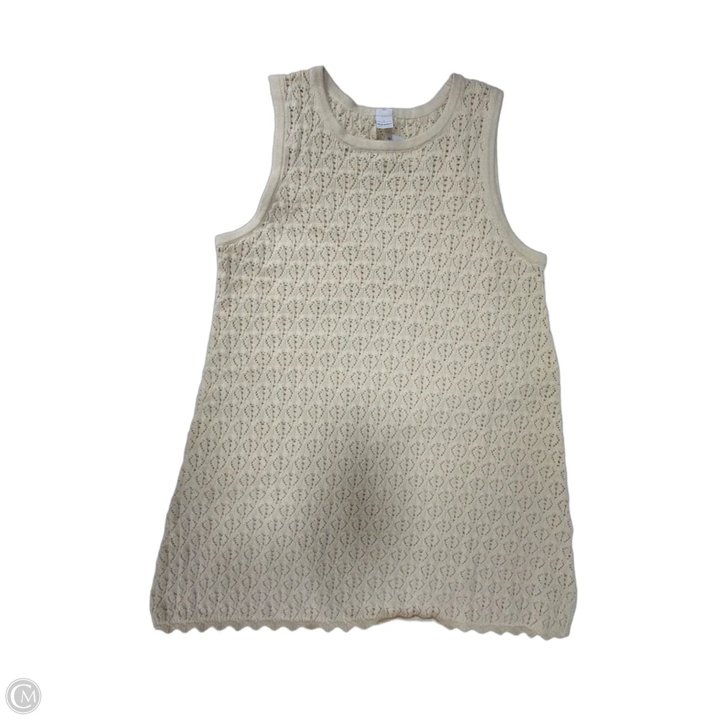 Tank Top By Old Navy In Cream, Size: L