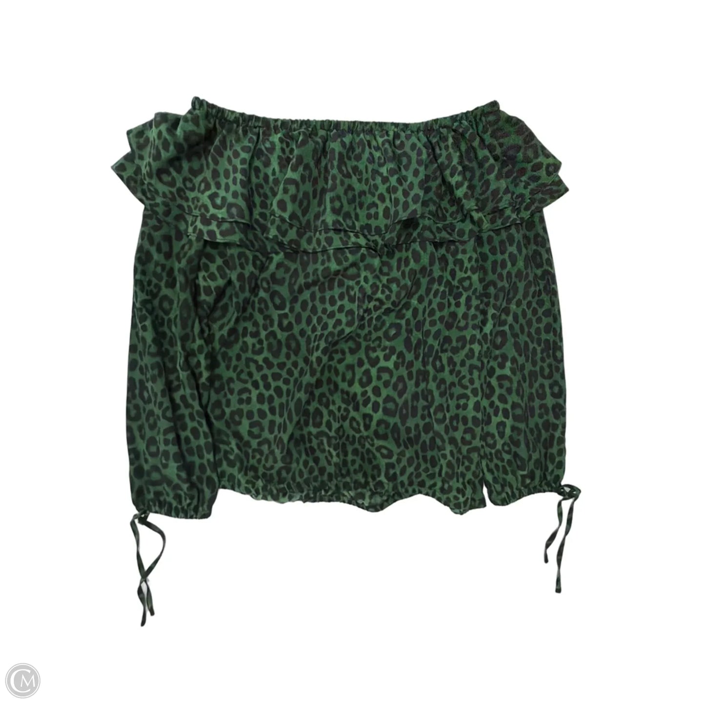 Dress Casual Midi By Michael By Michael Kors In Animal Print, Size: L