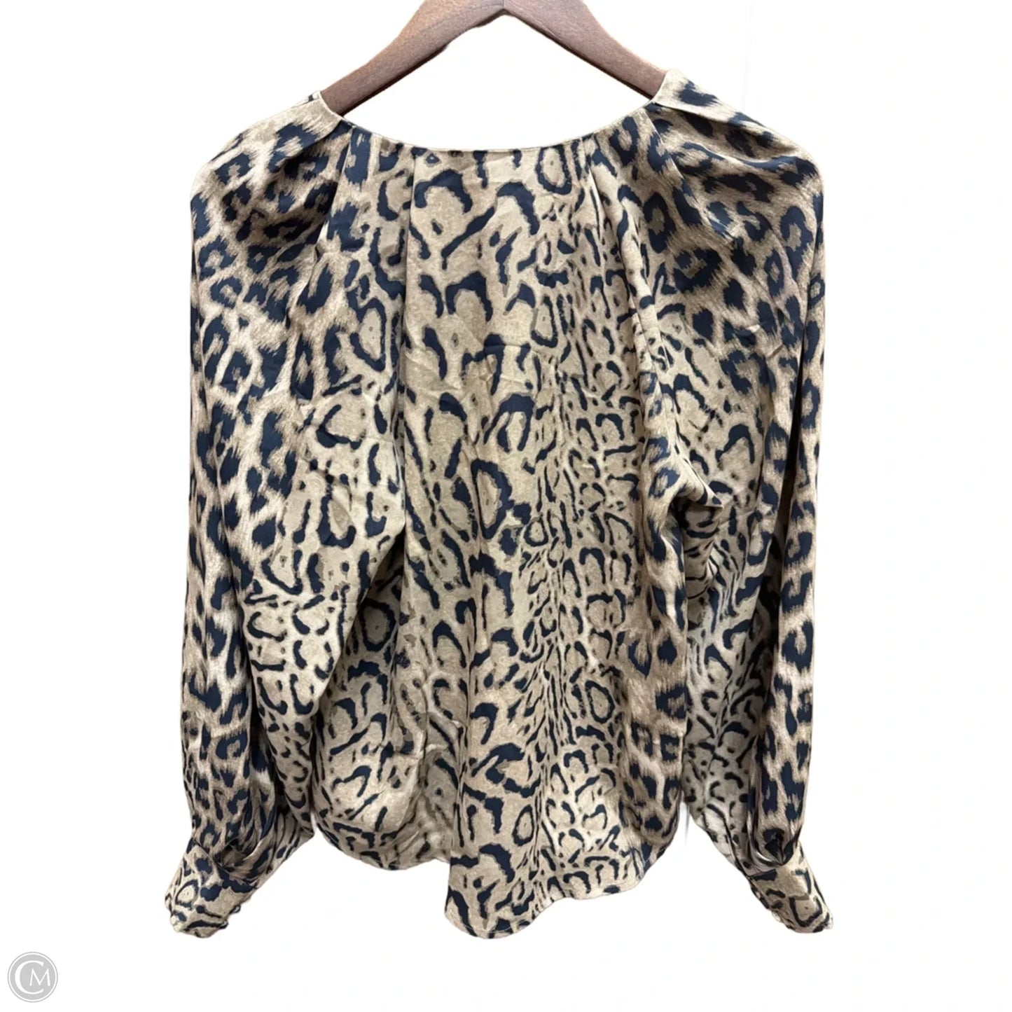 Top Long Sleeve By Express In Animal Print, Size: S