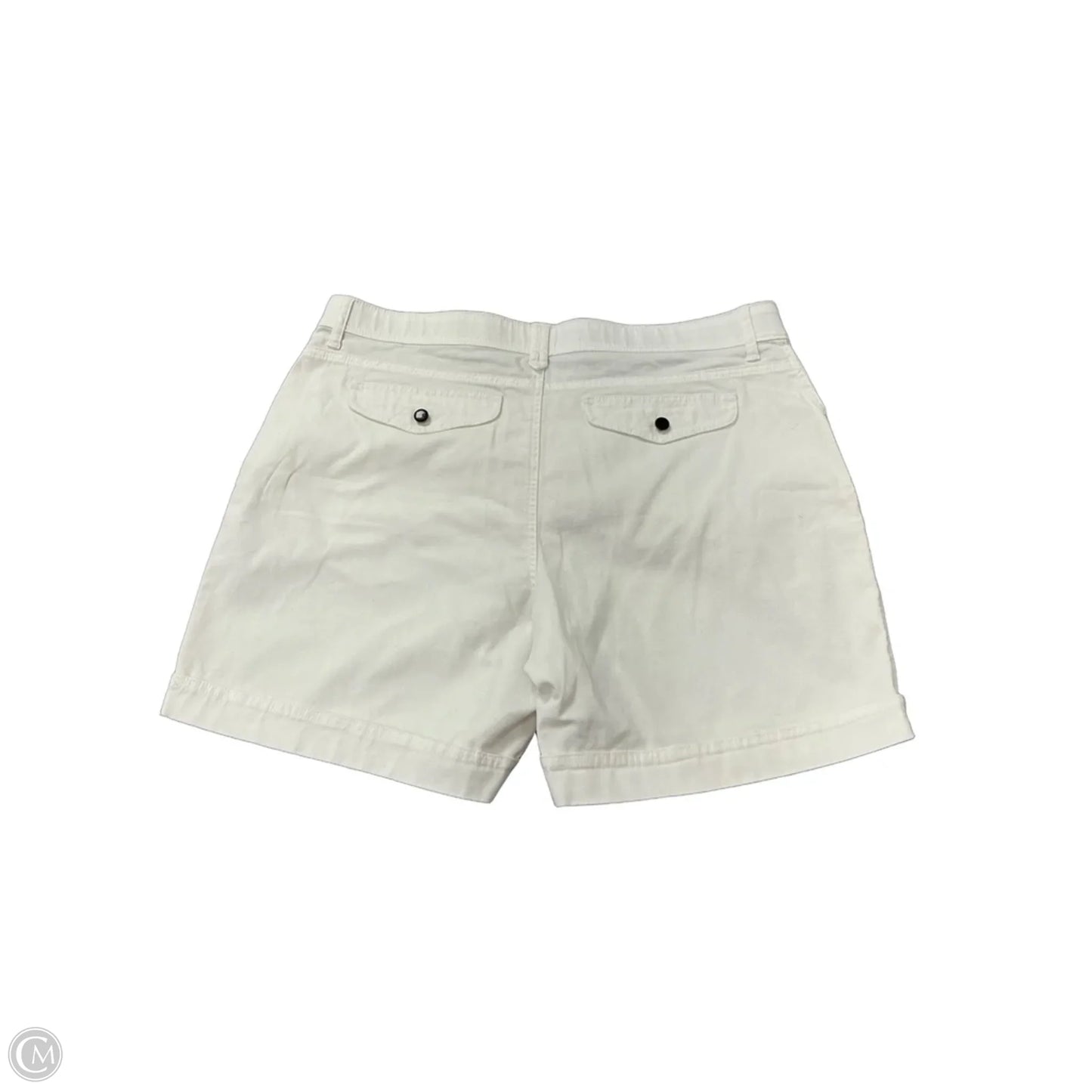 Shorts By Lee In White Denim, Size: 18