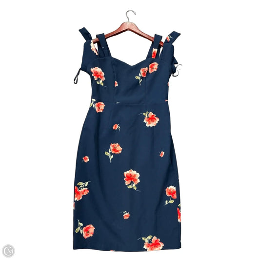 Dress Casual Midi By Clothes Mentor In Floral Print, Size: M