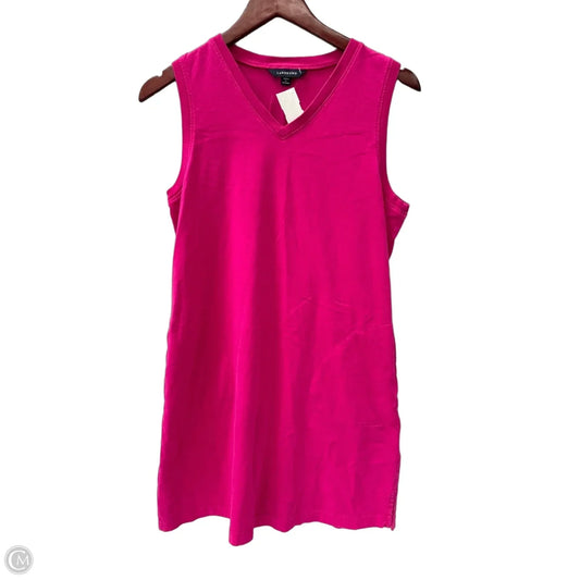 Dress Casual Midi By Lands End In Pink, Size: S