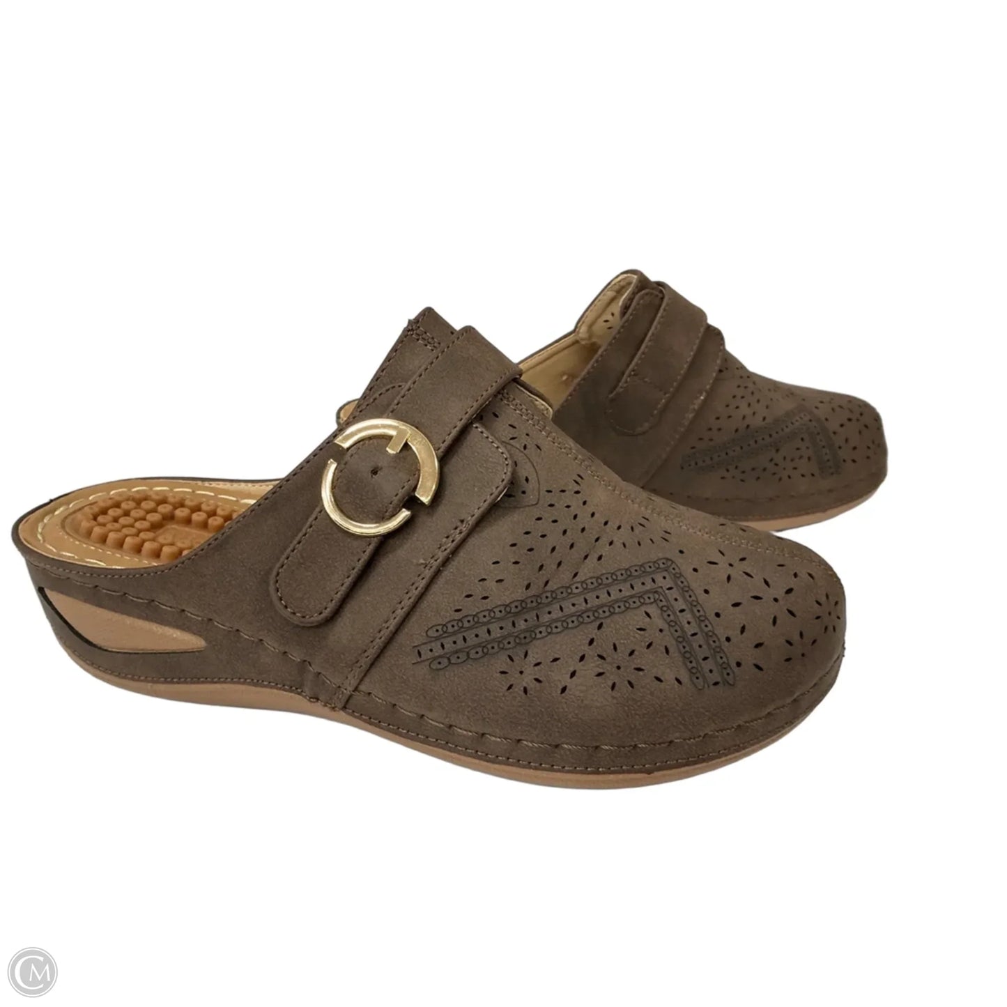 Shoes Flats By Clothes Mentor In Brown, Size: 8