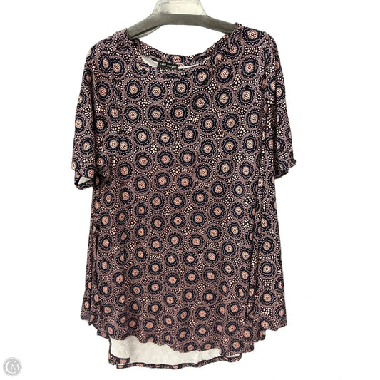 Top 3/4 Sleeve By Lane Bryant In Blue, Size: 1x