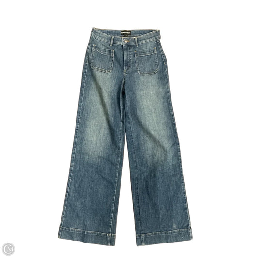 Jeans Flared By Clothes Mentor In Blue Denim, Size: 4