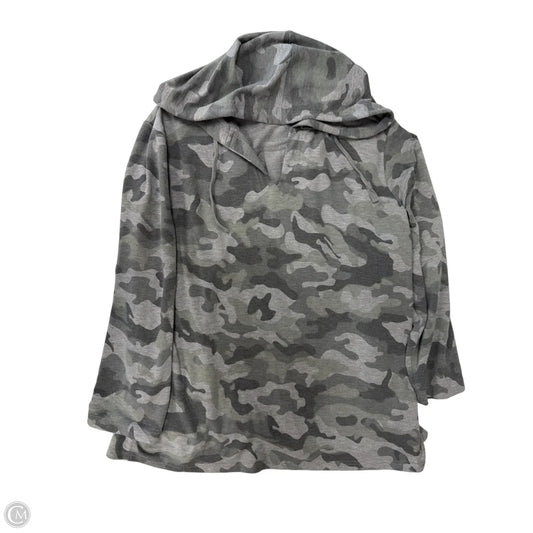 Top Long Sleeve By Jane And Delancey In Camouflage Print, Size: 2x