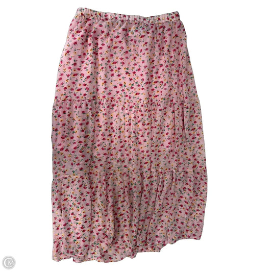 Skirt Maxi By Clothes Mentor In Pink, Size: 2x