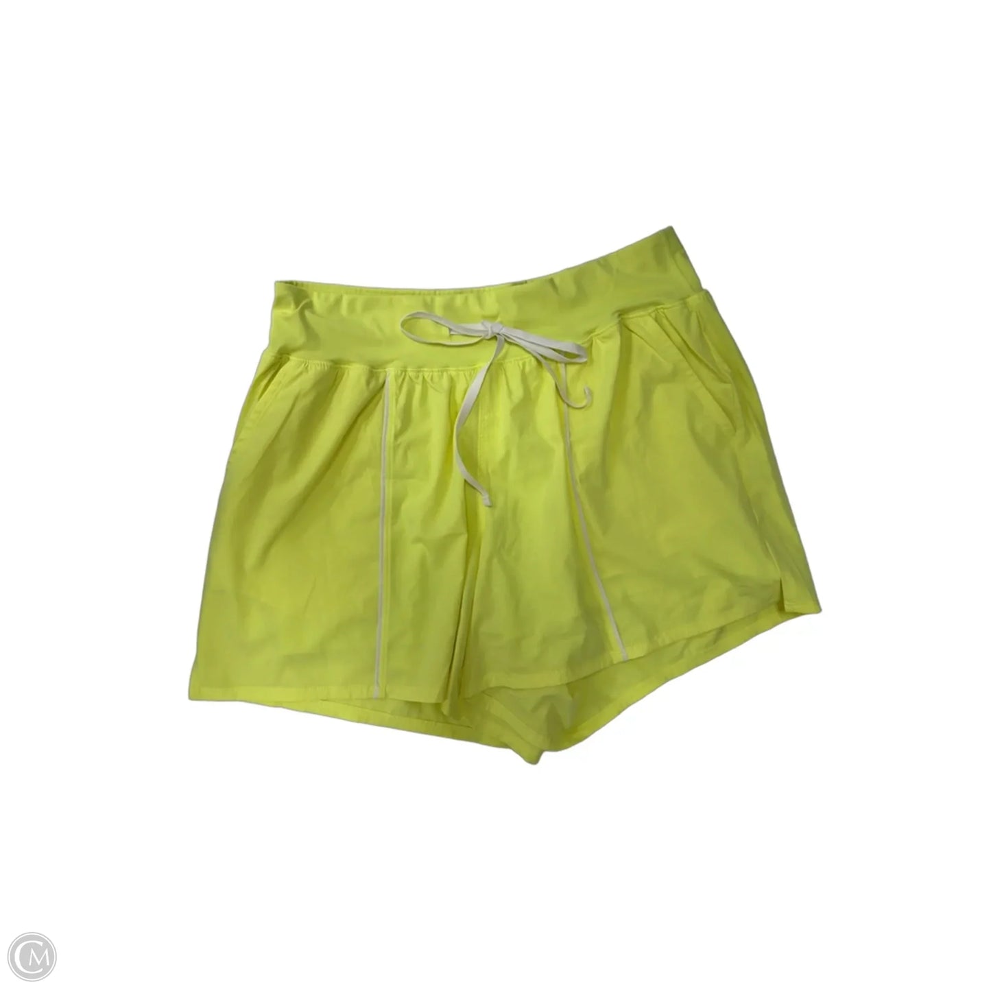 Athletic Shorts By Livi Active In Yellow, Size: 1x