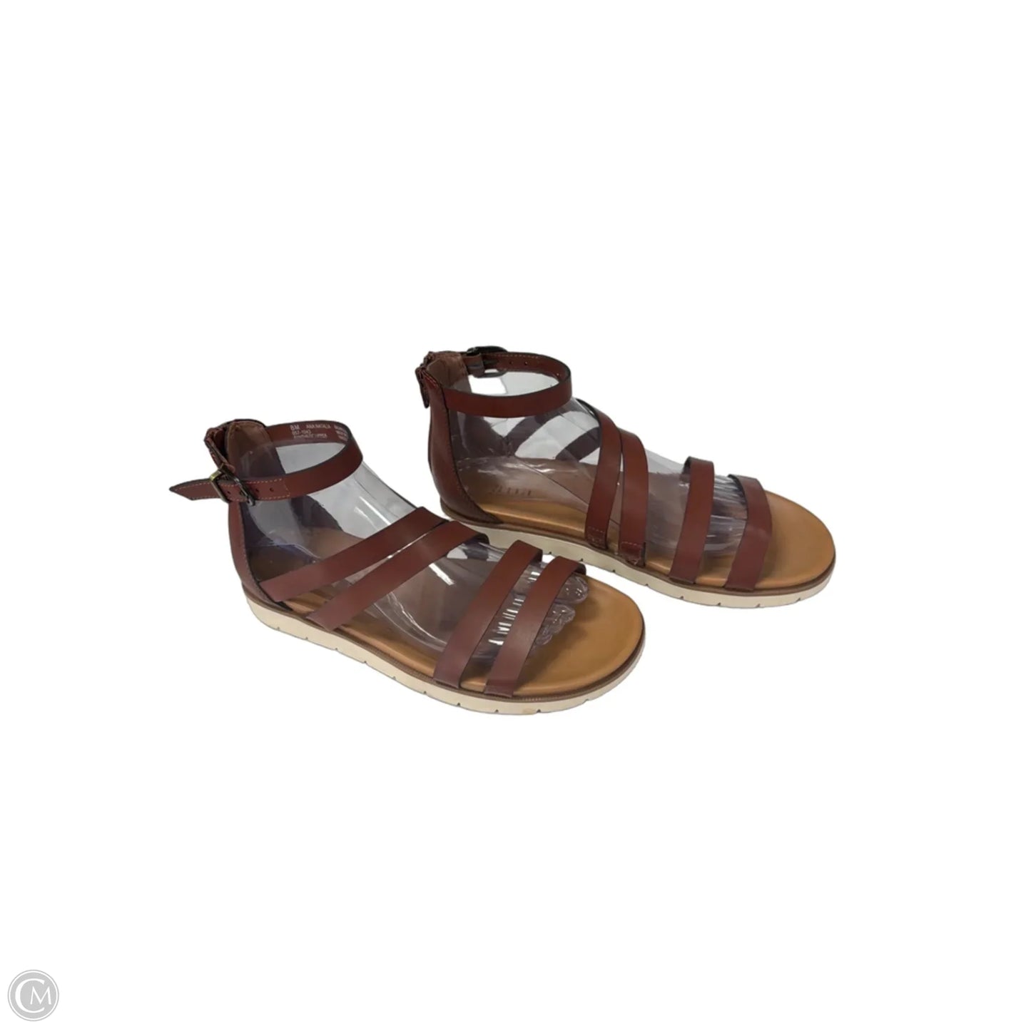 Sandals Flats By Ana In Brown, Size: 8