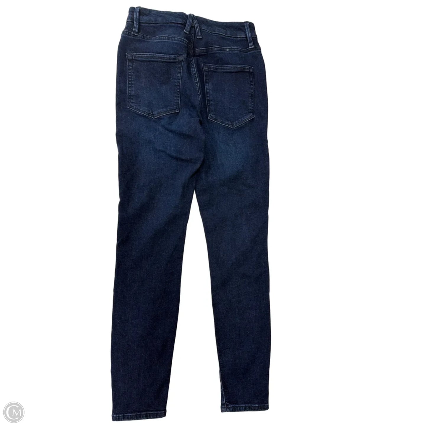Jeans Skinny By Good American In Blue Denim, Size: 4