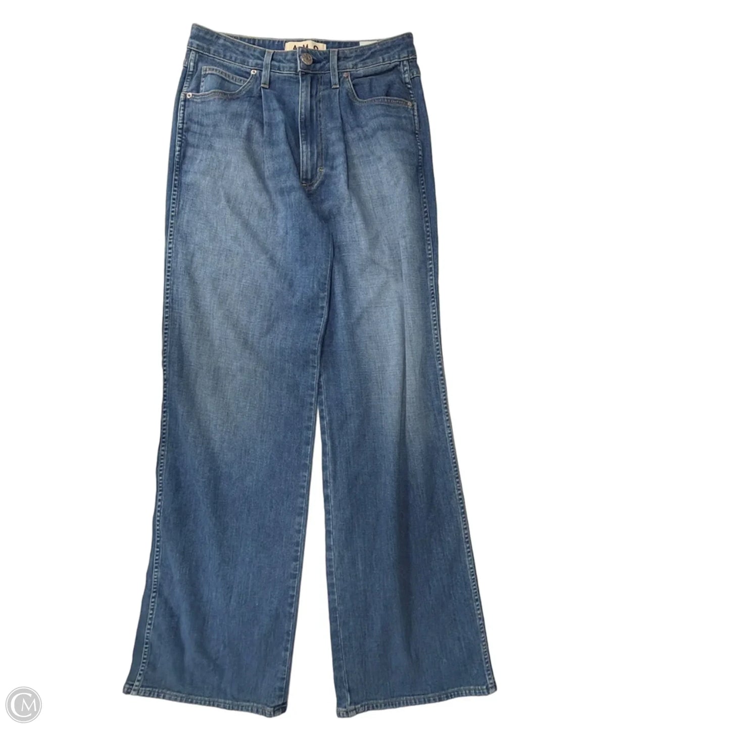Jeans Flared By Amo In Blue Denim, Size: 4