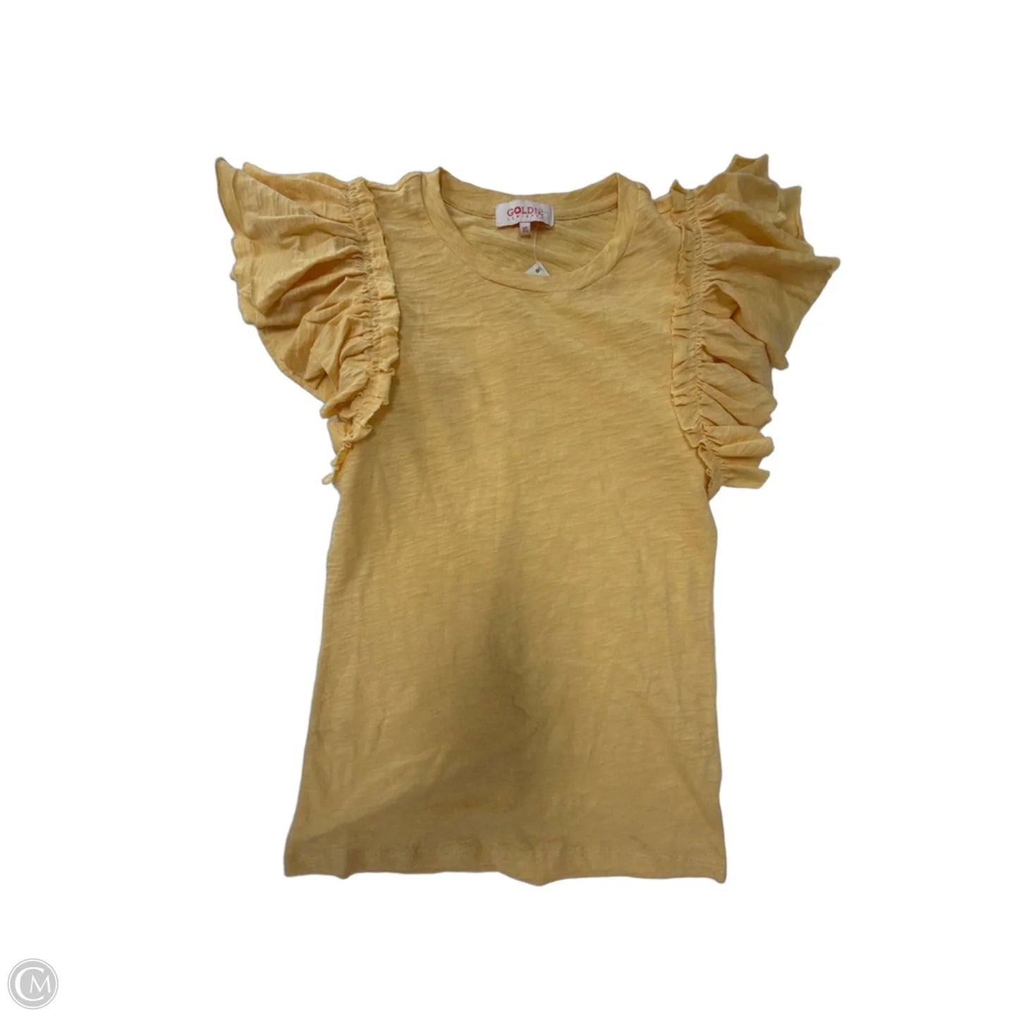 Top Short Sleeve By Clothes Mentor In Yellow, Size: Xs