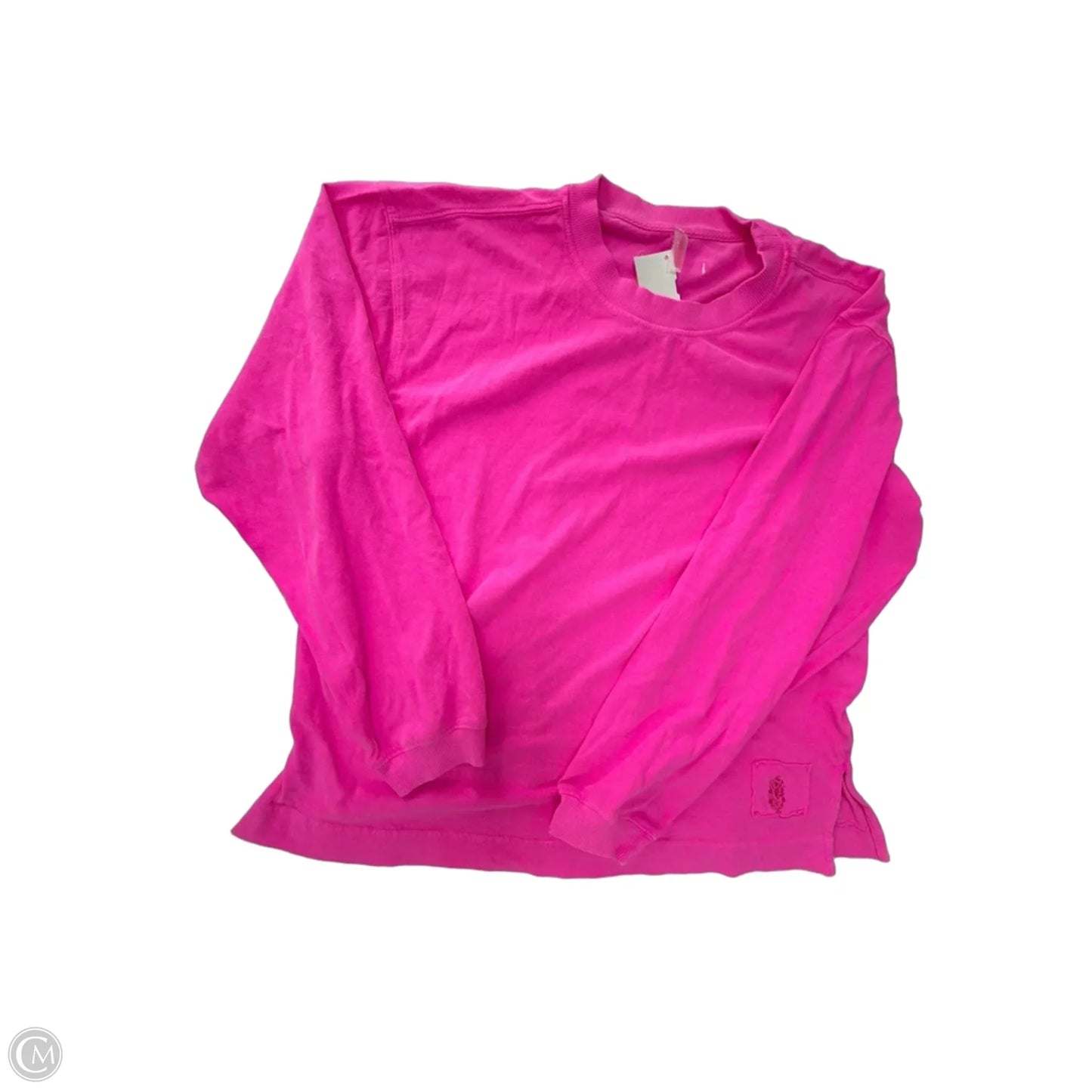 Top Long Sleeve By Free People In Pink, Size: Xs