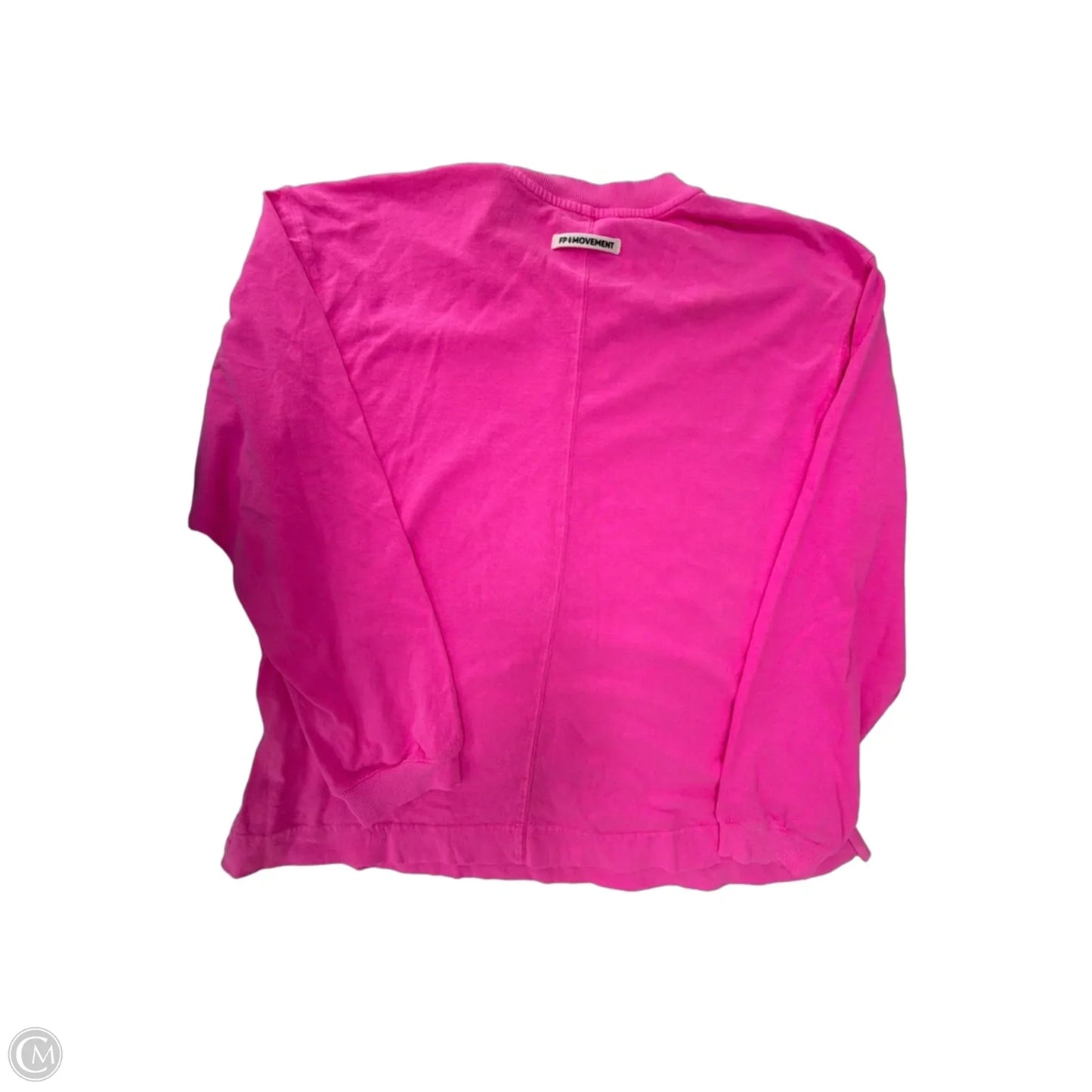 Top Long Sleeve By Free People In Pink, Size: Xs