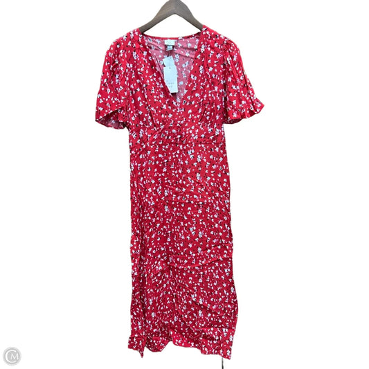 Dress Casual Maxi By A New Day In Red, Size: M