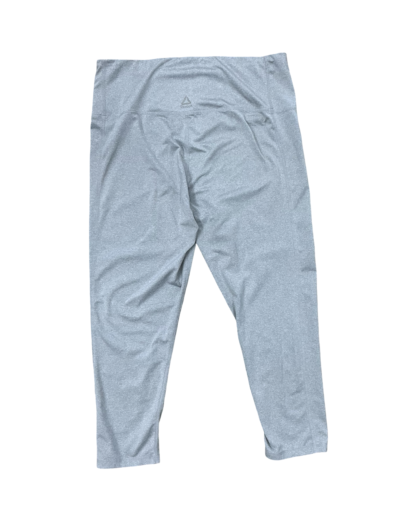 Athletic Leggings Capris By Reebok In Grey, Size:Xl
