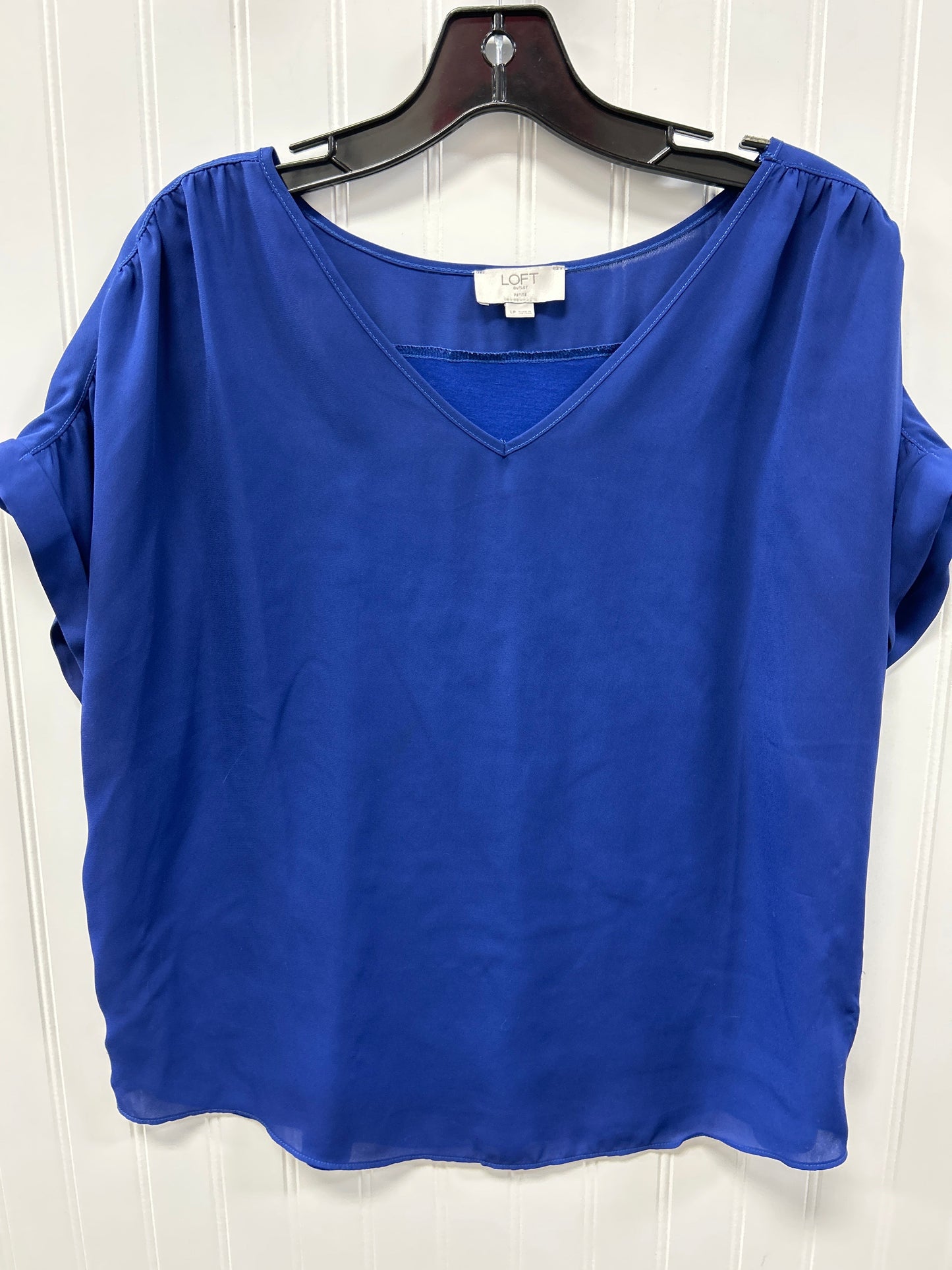 Top Ss By Loft In Blue, Size:Lp