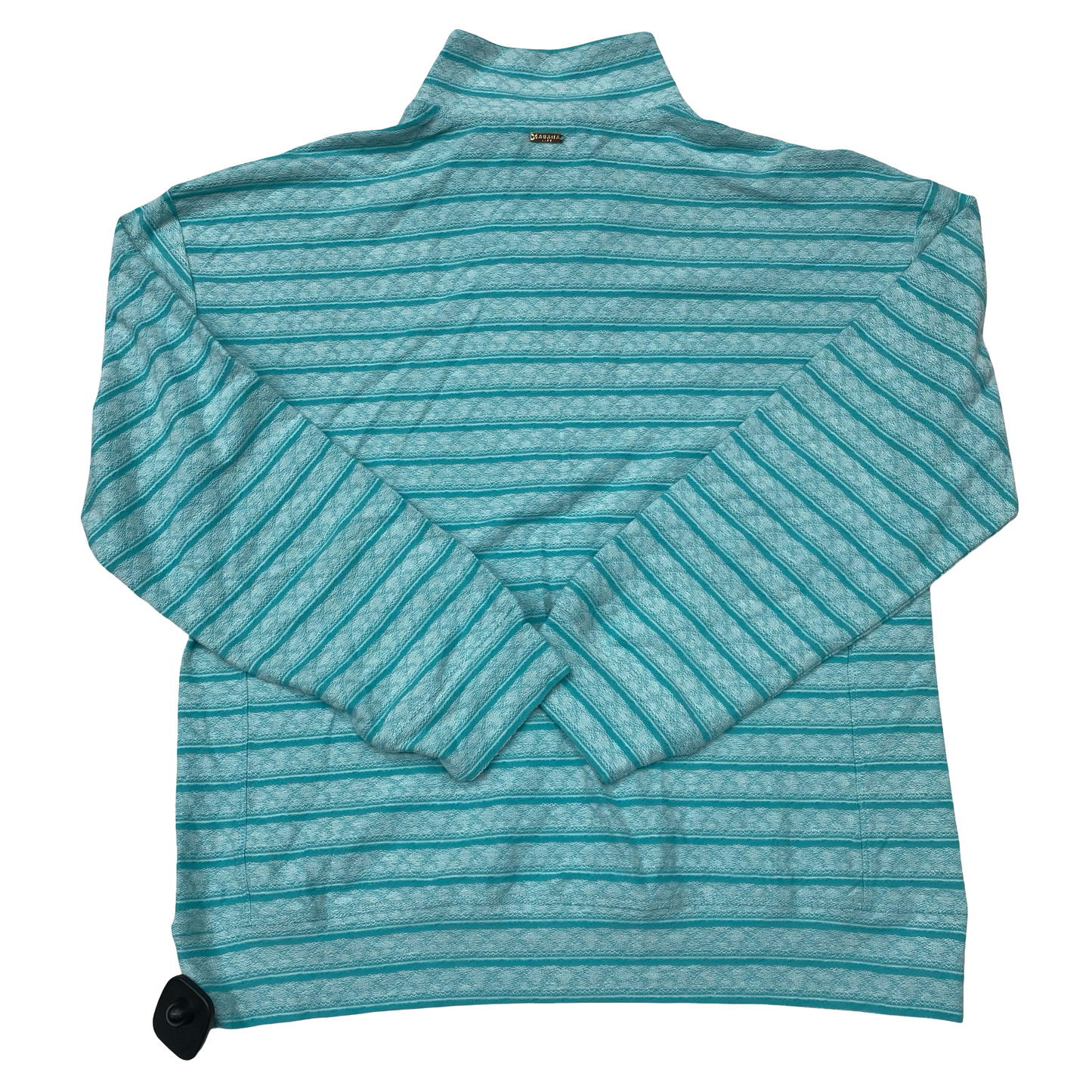 Sweater By Cabana Life In Striped Pattern, Size:L