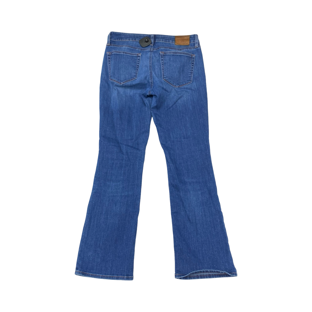 Jeans Boot Cut By Lucky Brand In Blue Denim, Size:4