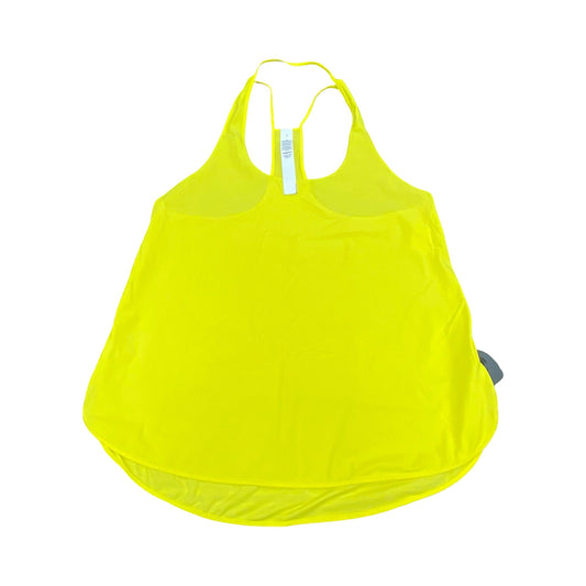 Athletic Tank Top By Lululemon In Yellow, Size:6