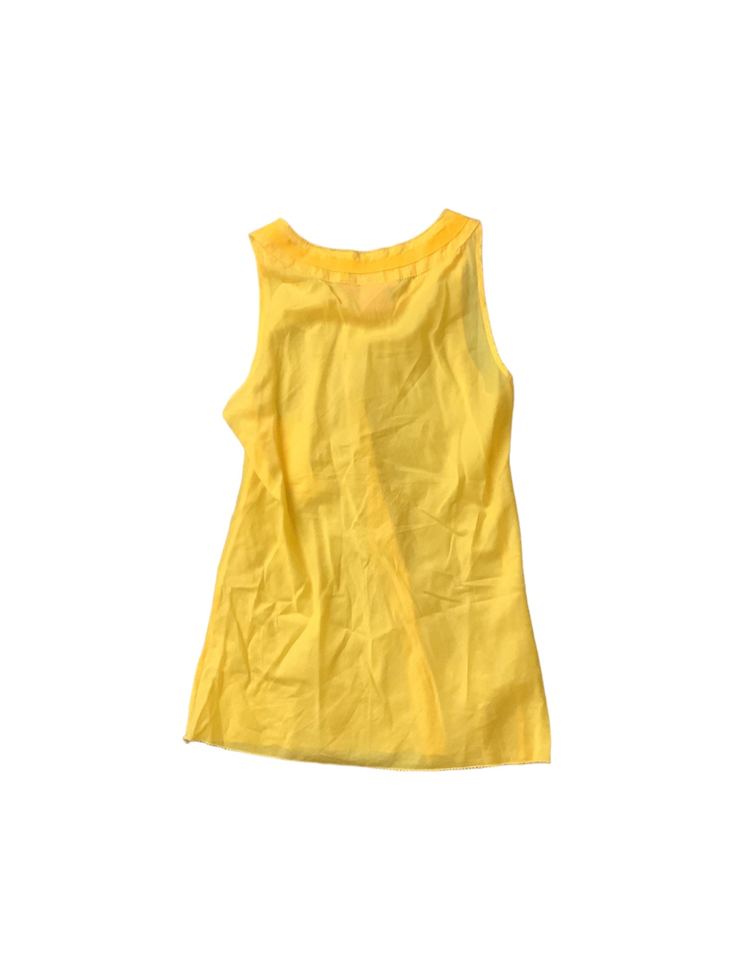 Yellow Top Sleeveless Tory Burch, Size 8