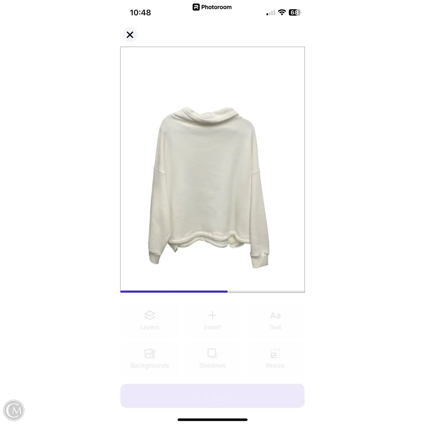 Sweatshirt Luxury Designer By Gucci In Cream, Size: S