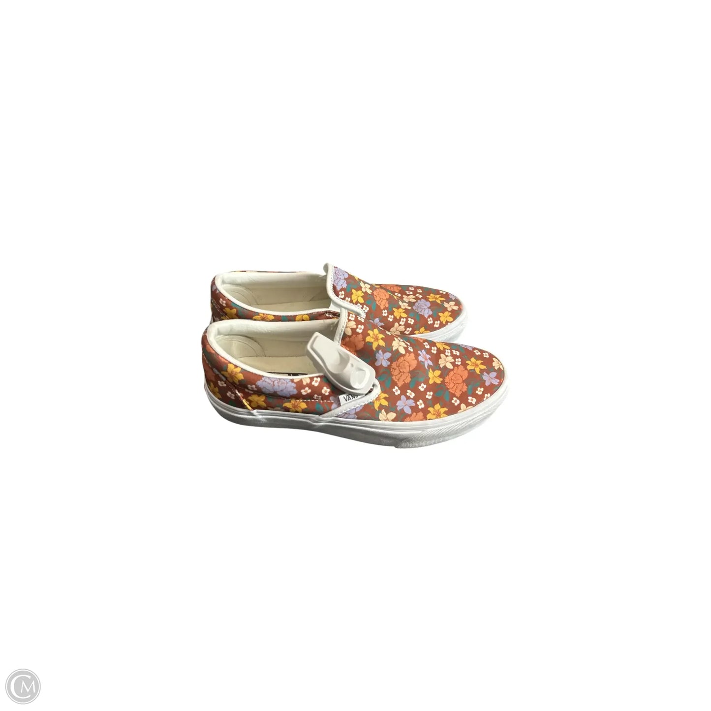 Shoes Sneakers By Vans In Floral Print, Size: 8.5