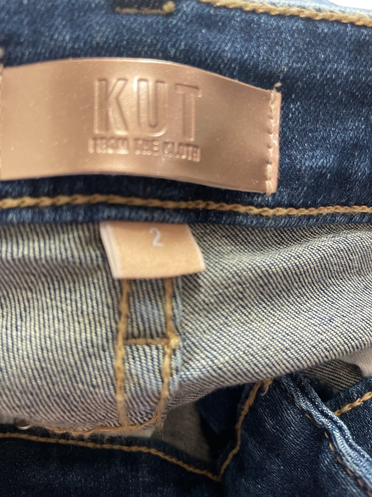 Jeans Flared By Kut In Blue, Size: 2