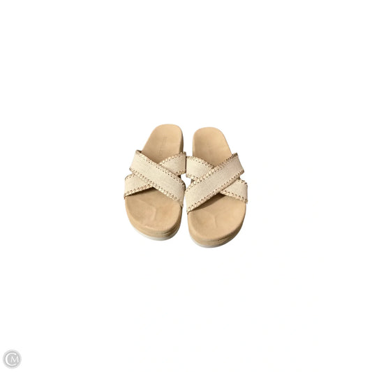 Sandals Flats By Jack Rogers In Tan, Size: 9