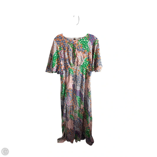 Dress Casual Maxi By Top Shop In Floral Print, Size: 8