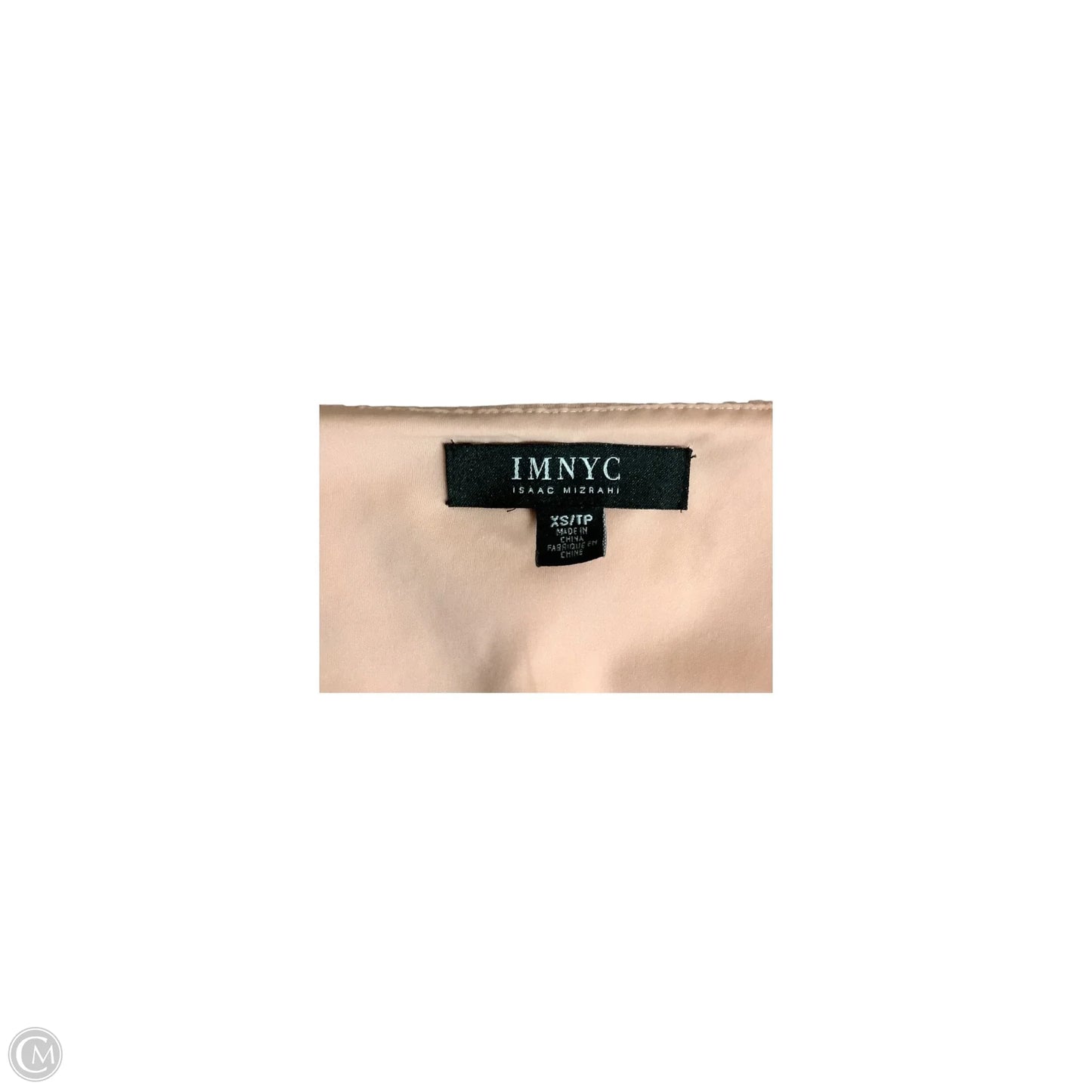 Top Long Sleeve Basic By Isaac Mizrahi Live Qvc In Peach, Size: Xs