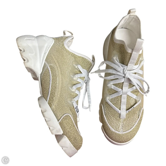 Shoes Luxury Designer By Dior In Gold