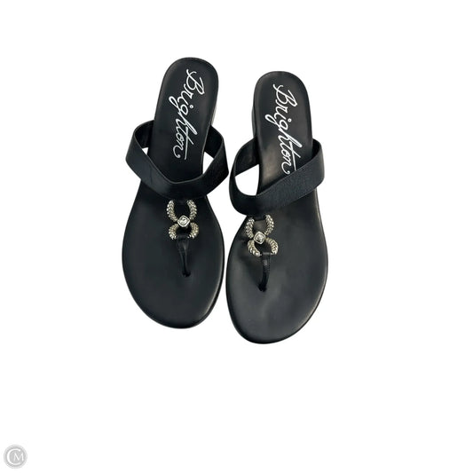 Sandals Heels Block By Brighton In Black, Size: 10