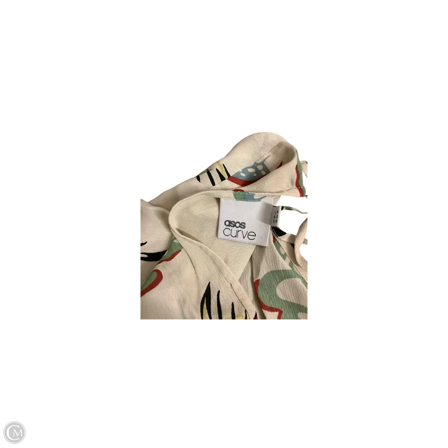 Dress Casual Midi By Asos In Cream, Size: 20