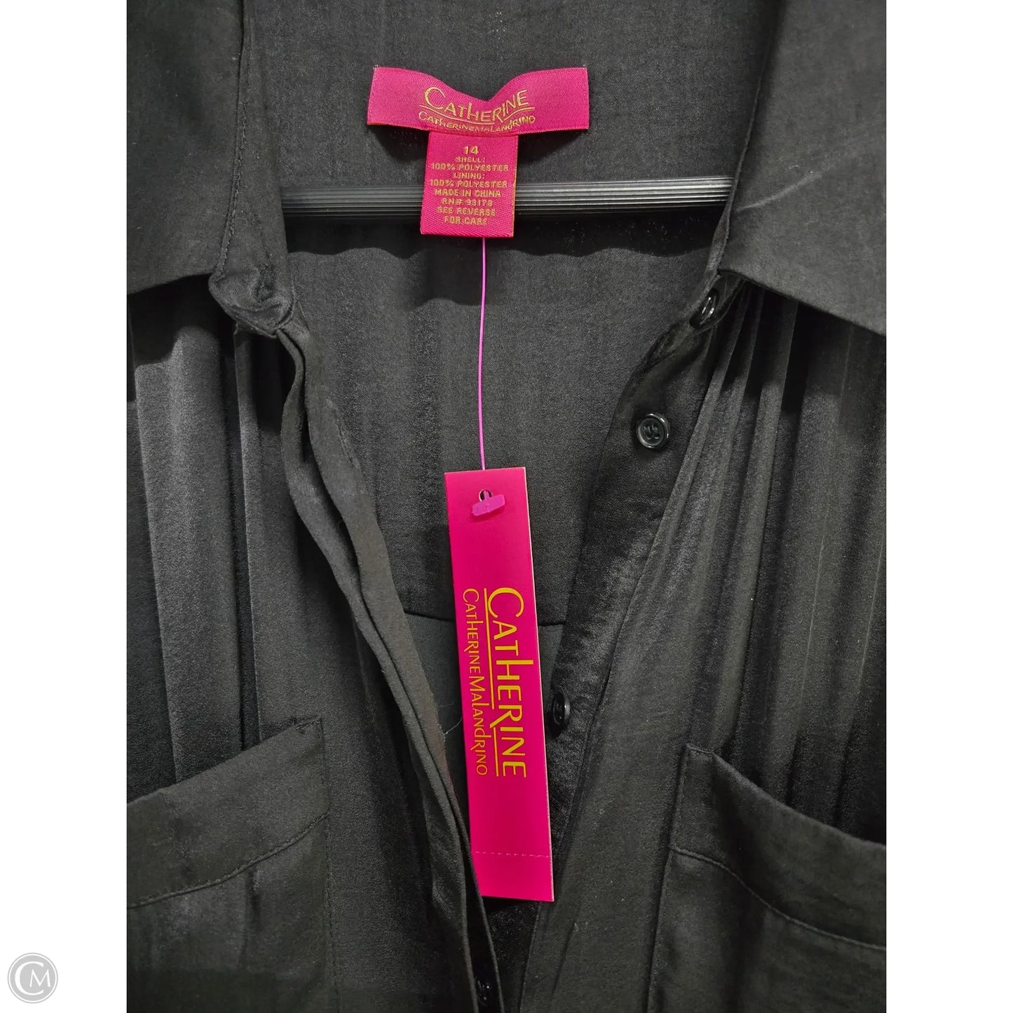 Jumpsuit By Catherine Malandrino In Black, Size: 14