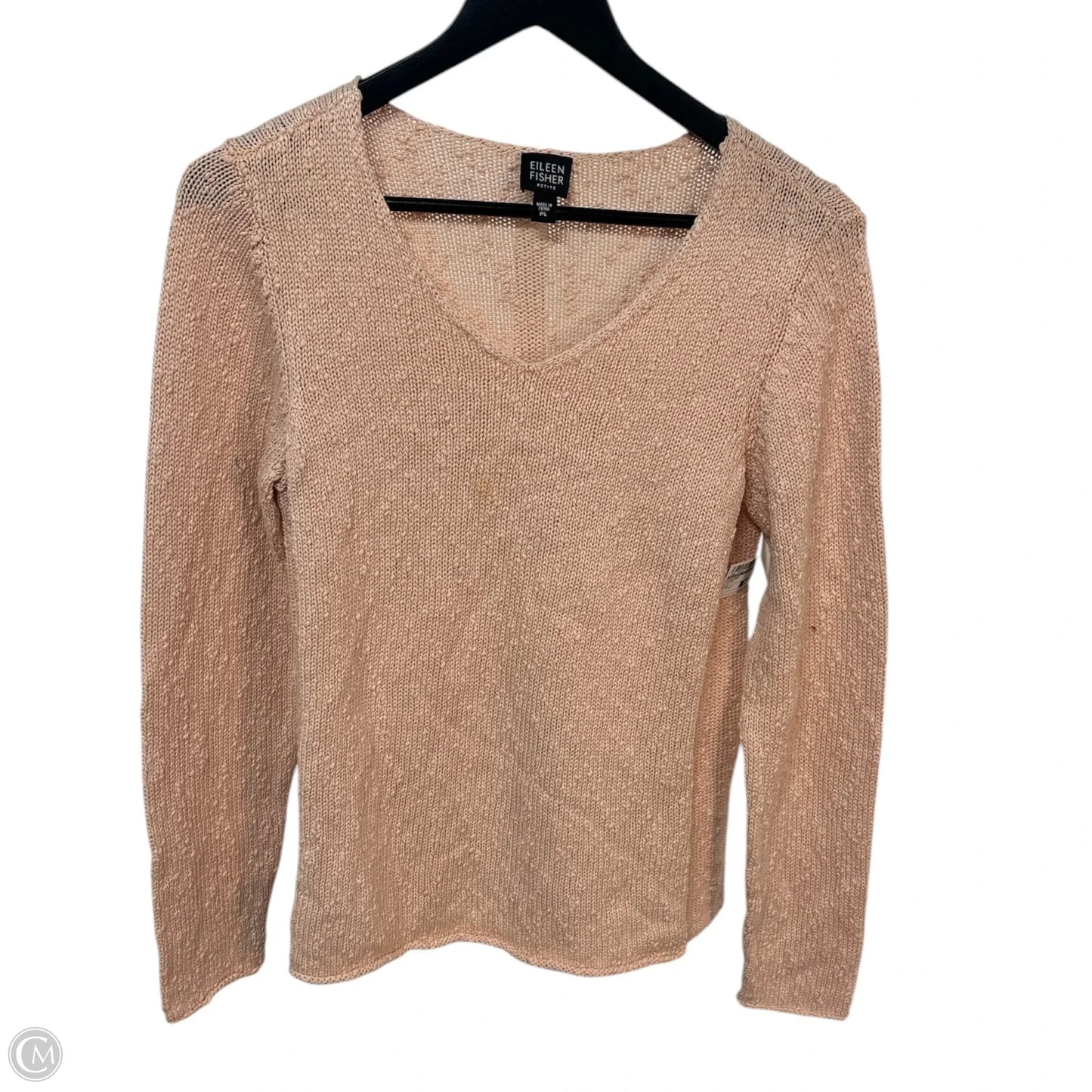 Sweater By Eileen Fisher In Peach, Size: Lp