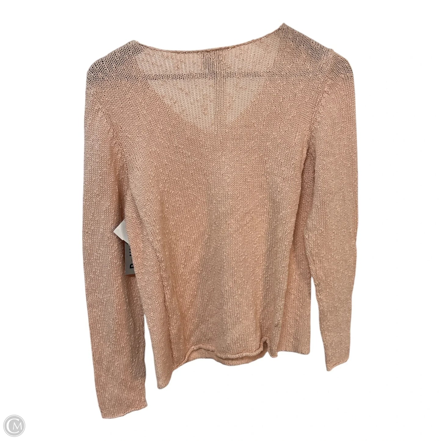 Sweater By Eileen Fisher In Peach, Size: Lp