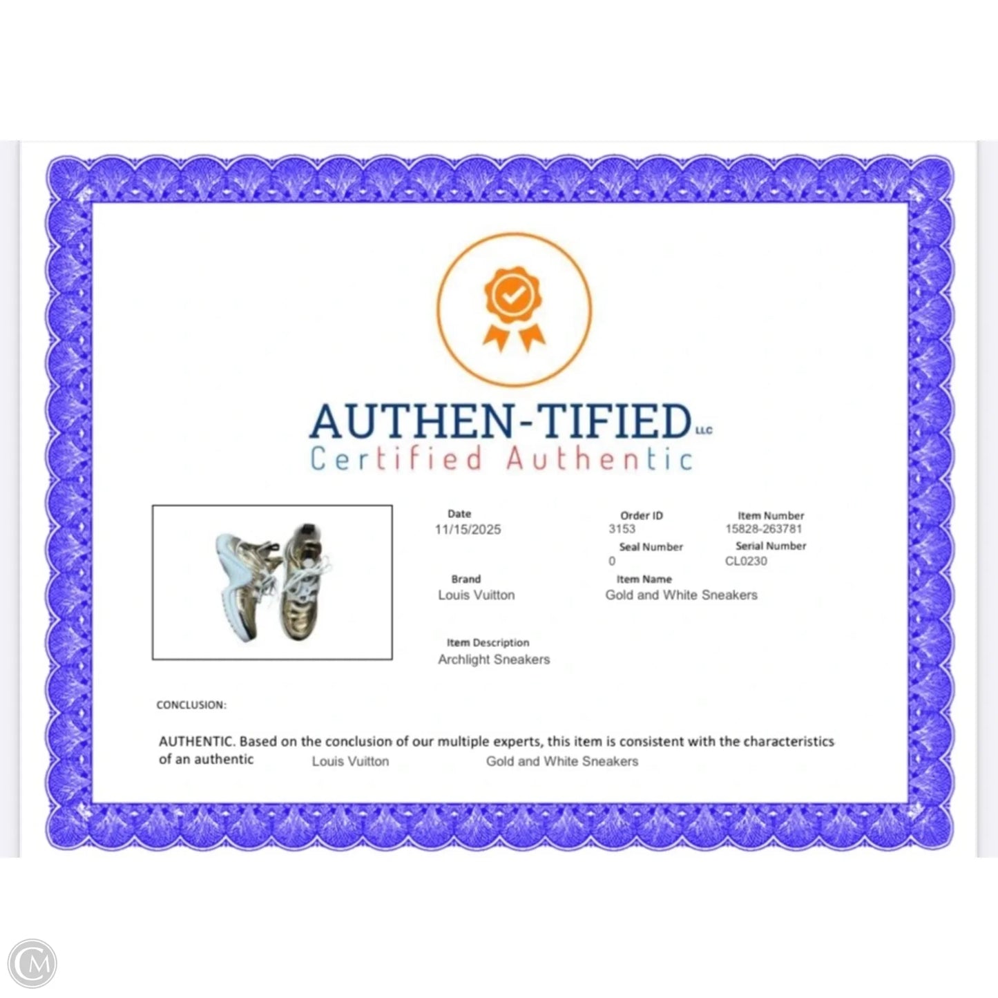 Shoes Luxury Designer By Louis Vuitton In Gold