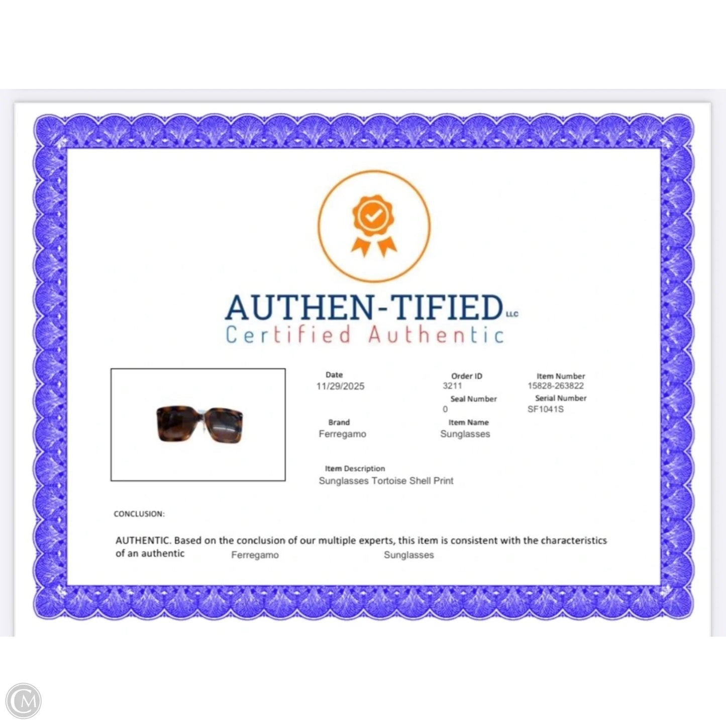 Sunglasses Luxury Designer By Ferragamo