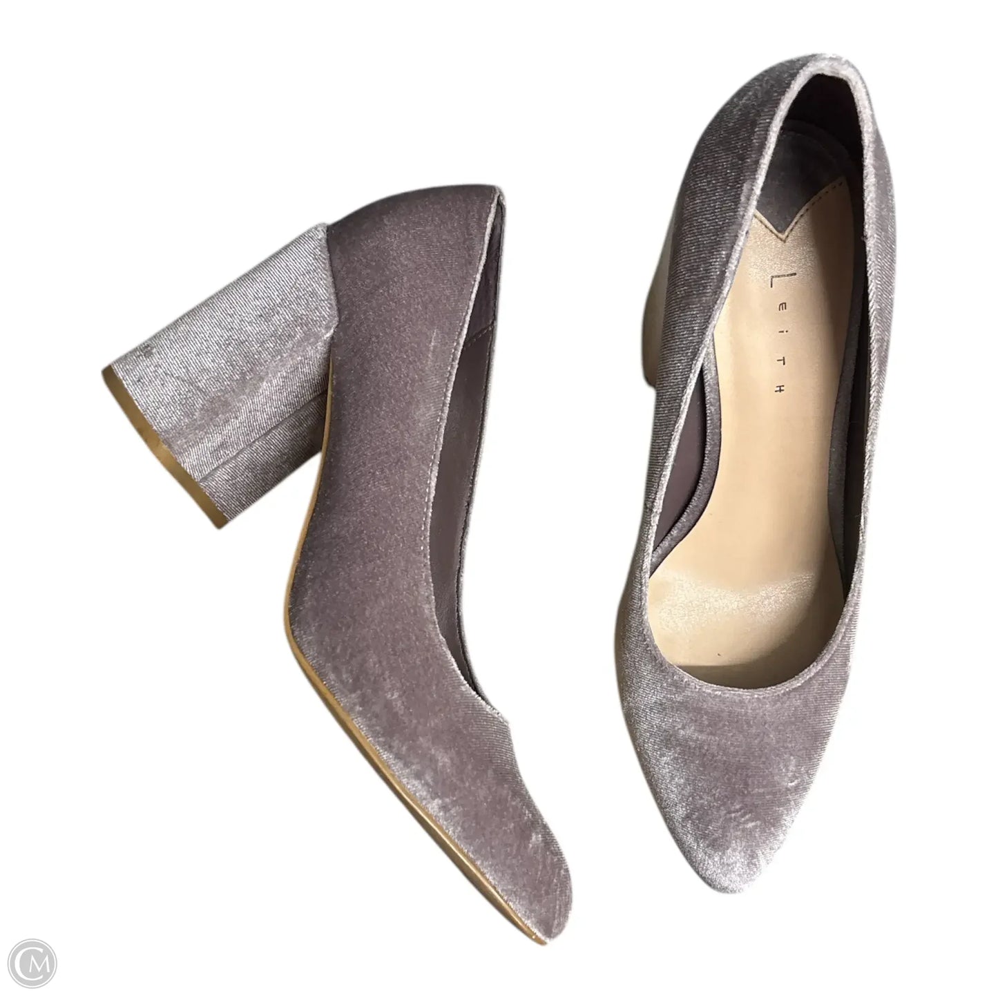 Shoes Heels Block By Leith In Purple, Size: 6.5