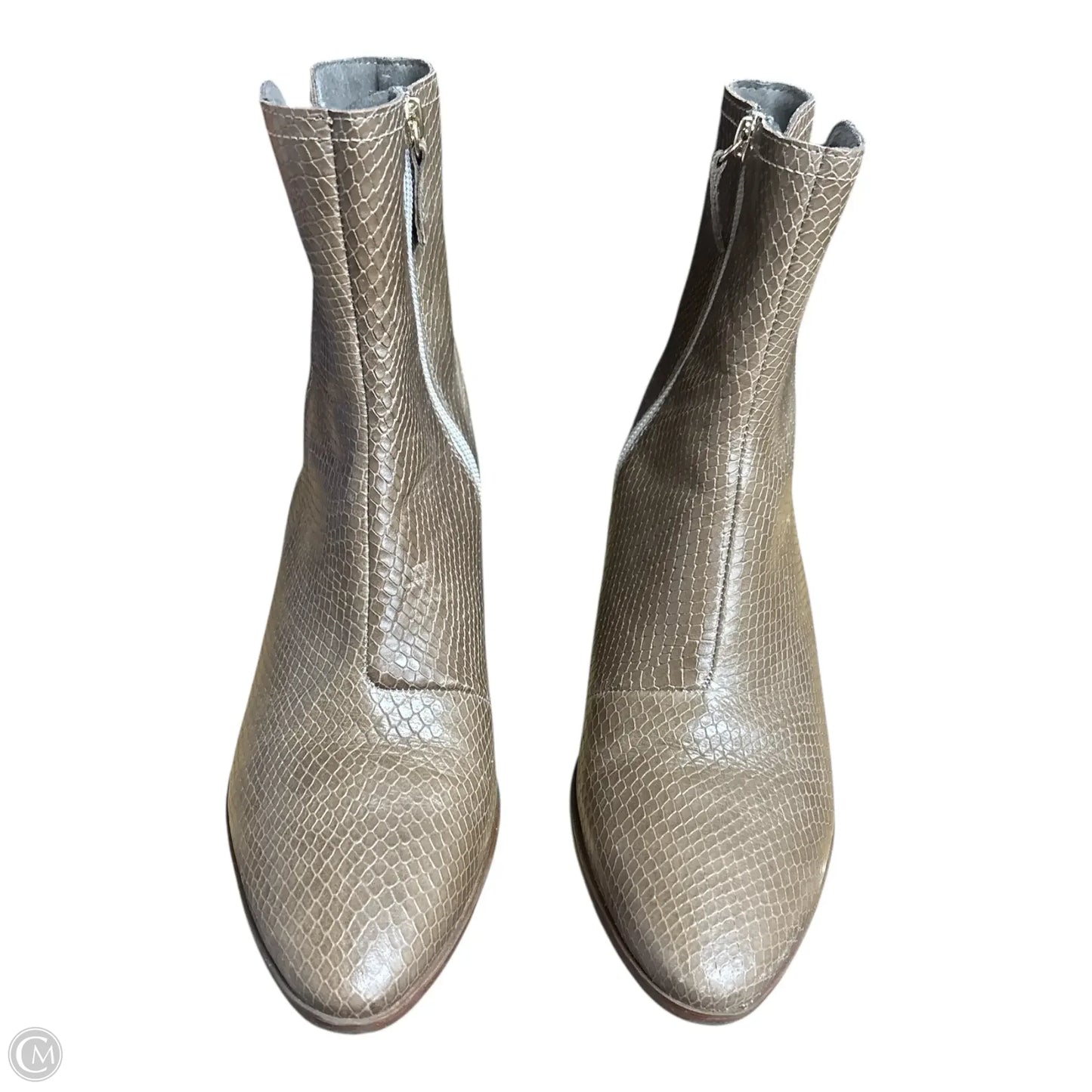 Boots Ankle Heels By Rockport In Brown, Size: 8.5