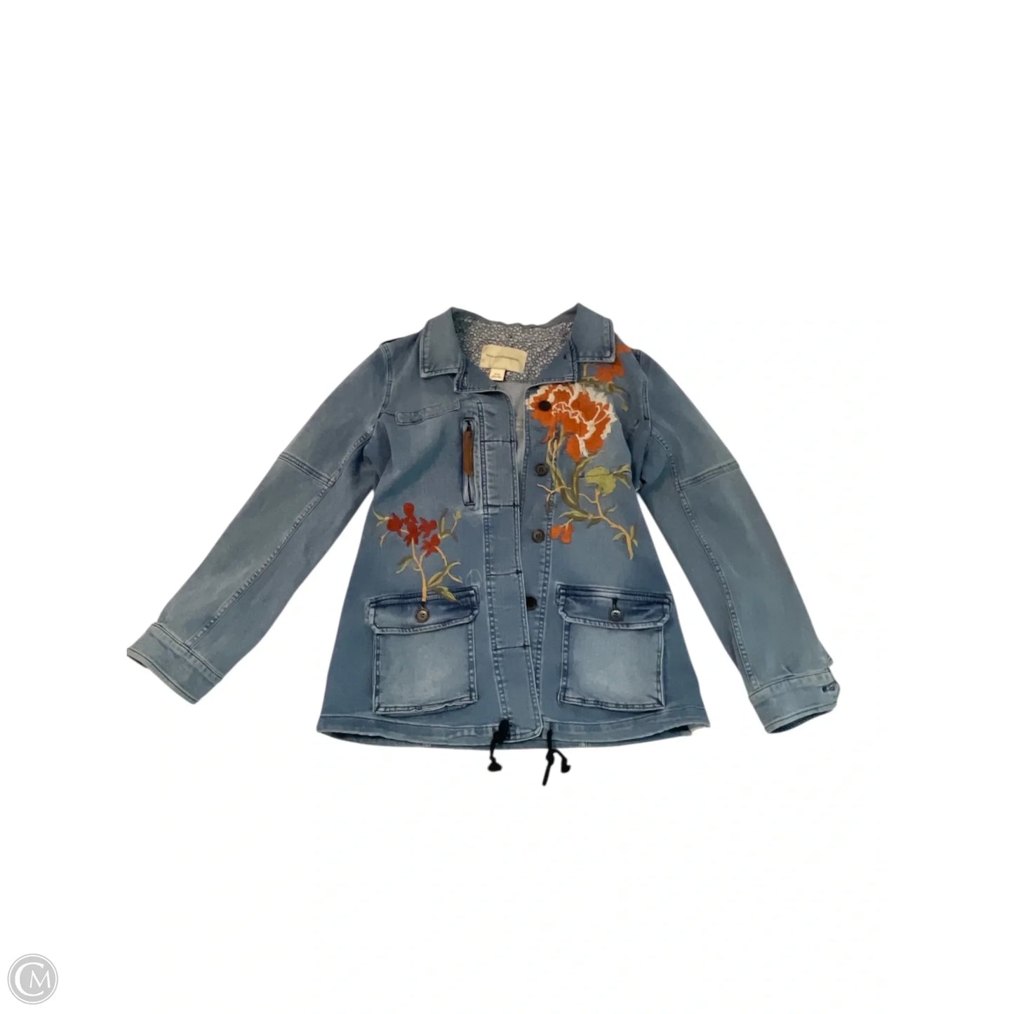 Jacket Denim By Pilcro In Blue, Size: Xs