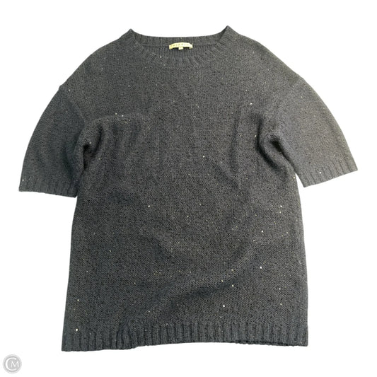 Top Short Sleeve Designer By Sandro In Blue, Size: S