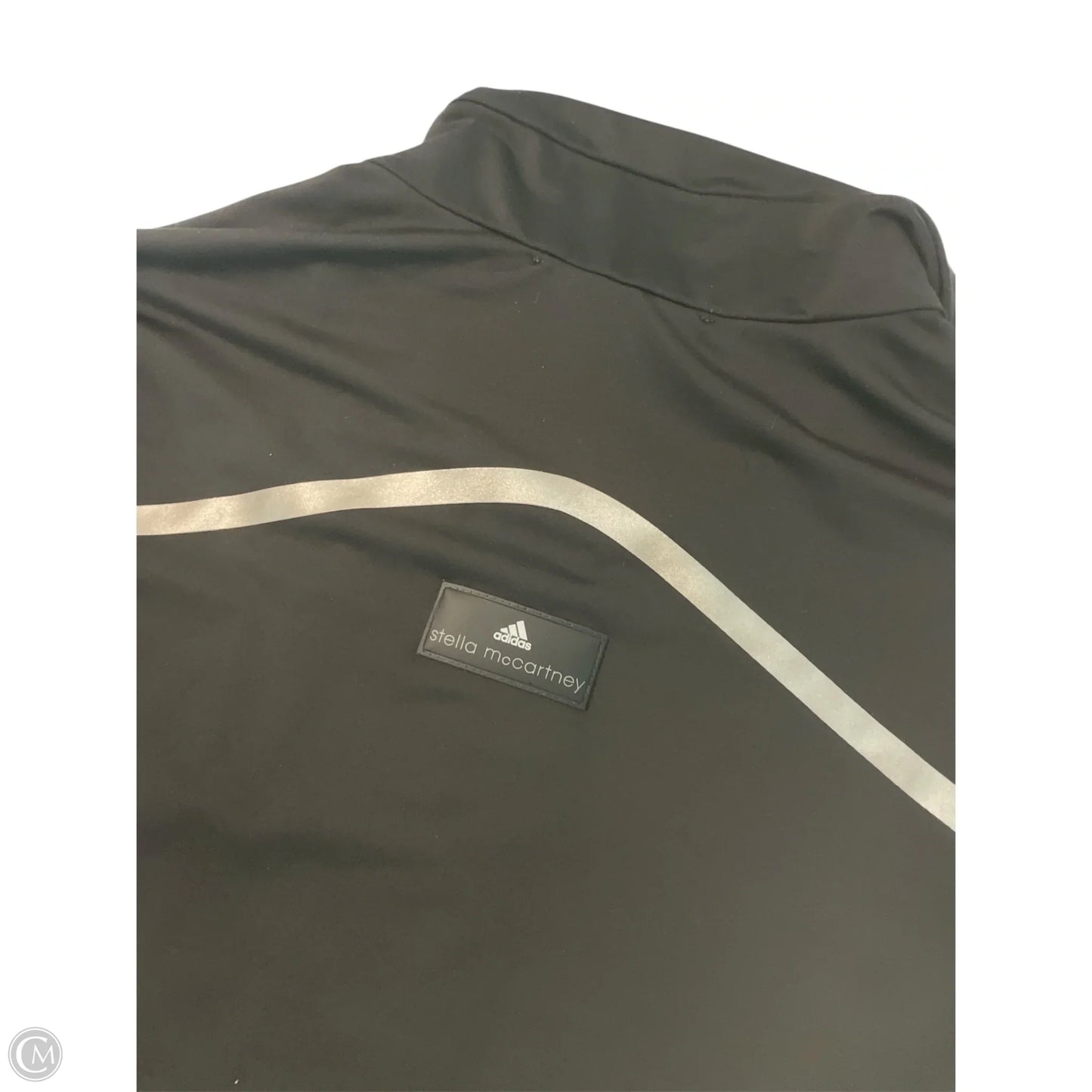 Athletic Jacket By Adidas In Black, Size: L