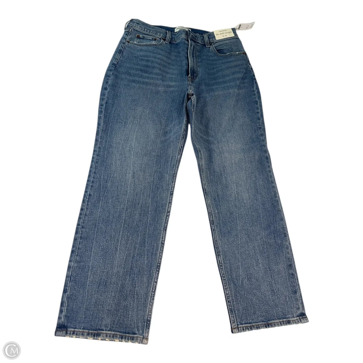Jeans Straight By Abercrombie And Fitch In Blue, Size: 12